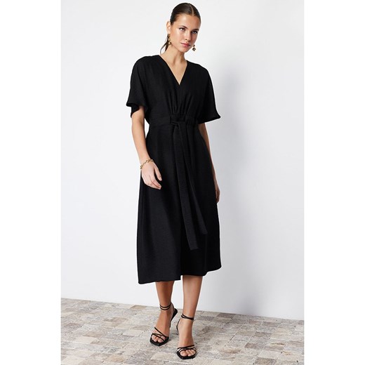 trendyol Sukienka w kolorze czarnym Trendyol 42 wyprzedaż Limango Polska
