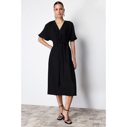trendyol Sukienka w kolorze czarnym Trendyol 42 Limango Polska wyprzedaż