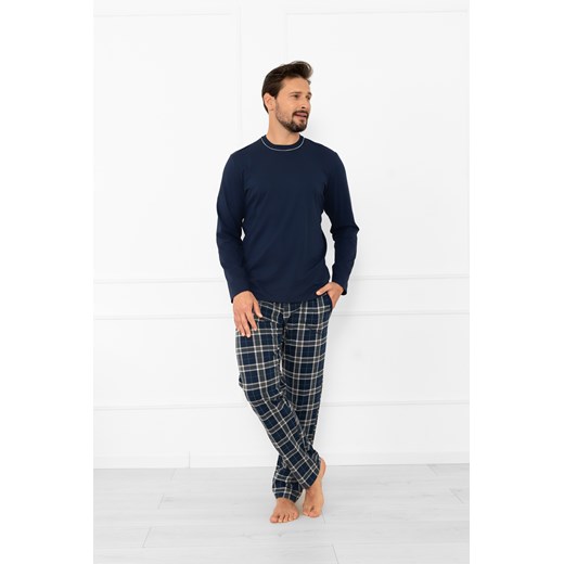 Piżama męska długi rękaw, długie spodnie Andreas ze sklepu italianfashion w kategorii Piżamy męskie - zdjęcie 187766351