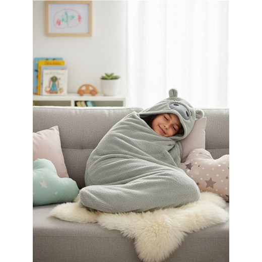 Sinsay - Śpiwór dziecięcy - zielony ze sklepu Sinsay w kategorii Kocyki dziecięce - zdjęcie 187766433