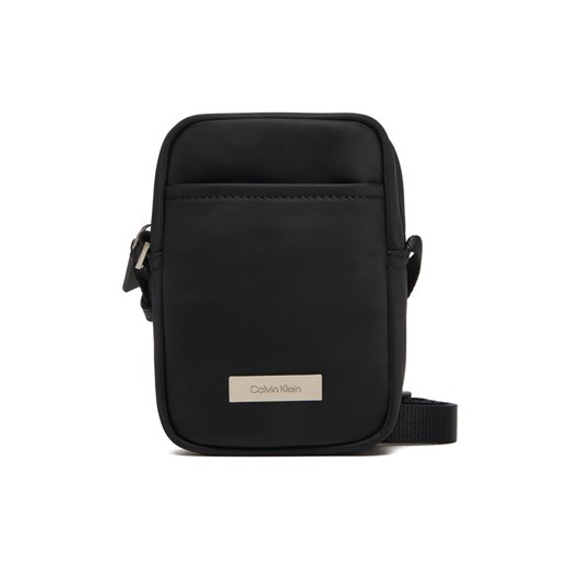 Saszetka Calvin Klein Sleek Slim Reporter LV04D3233G Czarny ze sklepu eobuwie.pl w kategorii Saszetki - zdjęcie 187766640