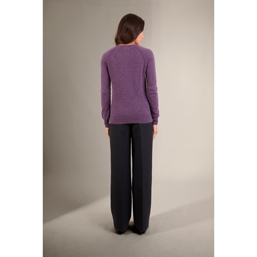 Perfect Cashmere Kaszmirowy sweter &quot;Wilma&quot; w kolorze fioletowym Perfect Cashmere XXL okazja Limango Polska