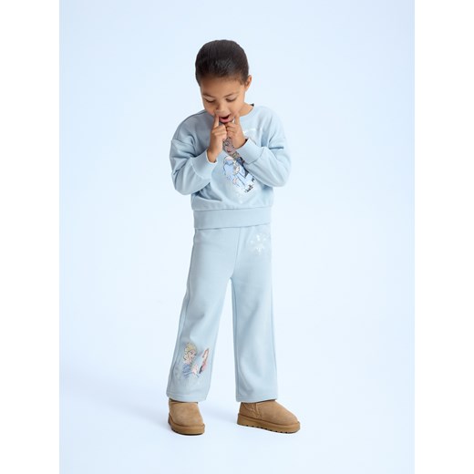 Reserved - Spodnie Kraina Lodu - granatowy ze sklepu Reserved w kategorii Spodnie dziewczęce - zdjęcie 187766933