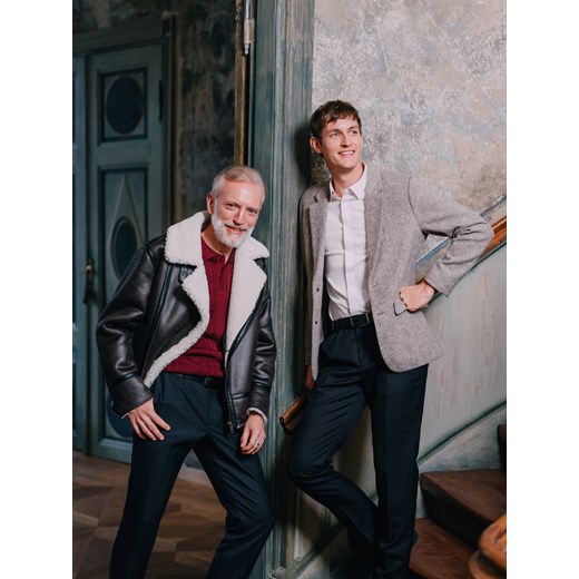 Reserved - Kurtka z kożuchem - ciemnobrązowy ze sklepu Reserved w kategorii Kurtki męskie - zdjęcie 187767000