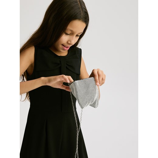 Reserved - Błyszcząca torebka na łańcuszku - srebrny ze sklepu Reserved w kategorii Torby i walizki dziecięce - zdjęcie 187767033