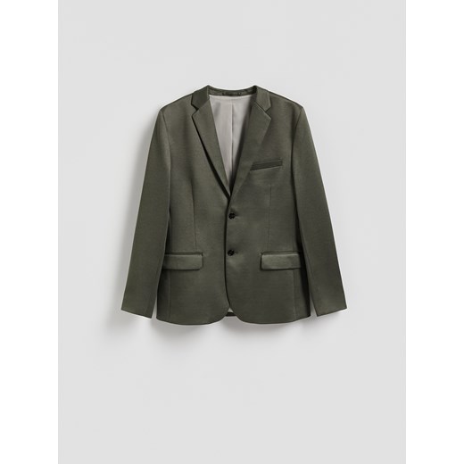 Reserved - Marynarka slim fit - oliwkowy ze sklepu Reserved w kategorii Marynarki męskie - zdjęcie 187767093