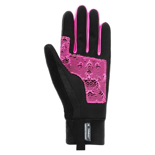 Reusch Rękawiczki funkcyjne &quot;Arien&quot; w kolorze czarno-różowym Reusch 6 Limango Polska wyprzedaż