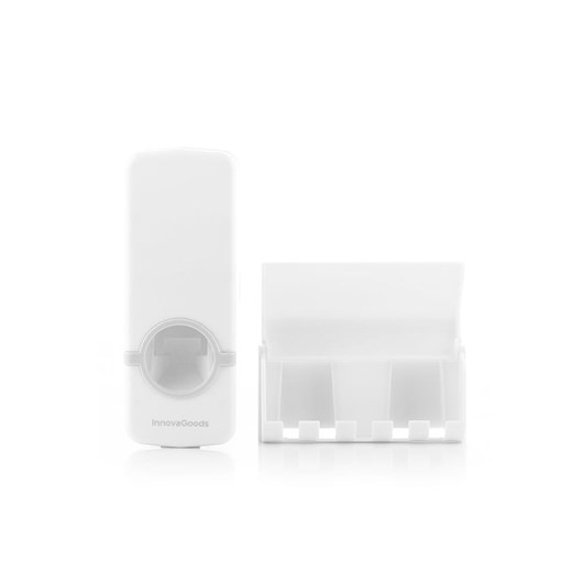 InnovaGoods Dozownik w kolorze białym na pastę do zębów - 11,5 x 5,5 cm ze sklepu Limango Polska w kategorii Dozowniki do mydła - zdjęcie 187770600