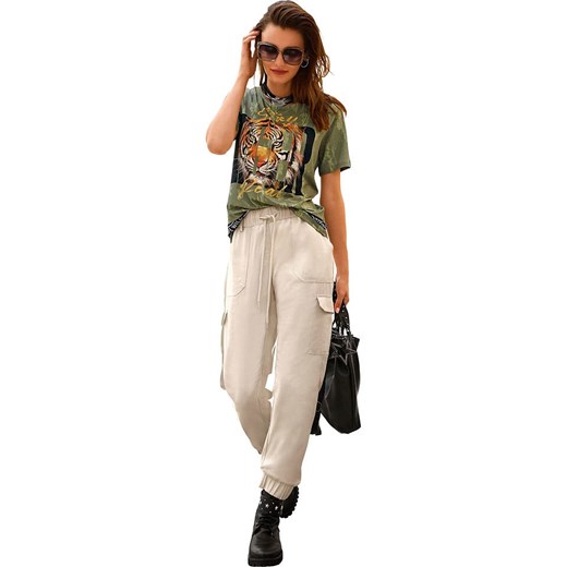 WITT WEIDEN Bojówki w kolorze kremowym ze sklepu Limango Polska w kategorii Spodnie damskie - zdjęcie 187771440