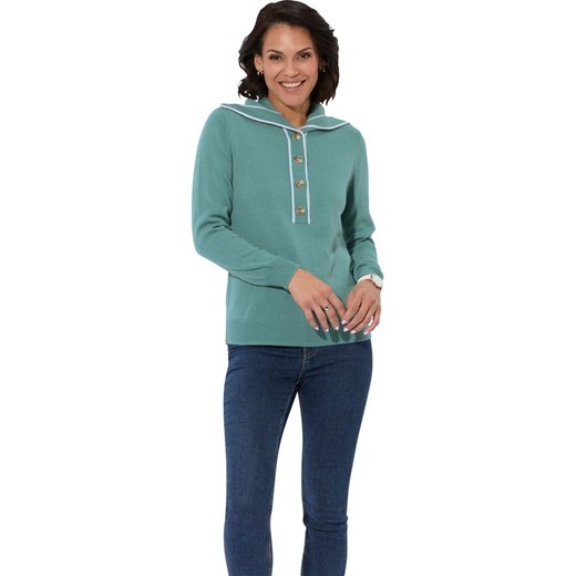 WITT WEIDEN Sweter w kolorze turkusowym ze sklepu Limango Polska w kategorii Swetry damskie - zdjęcie 187771891