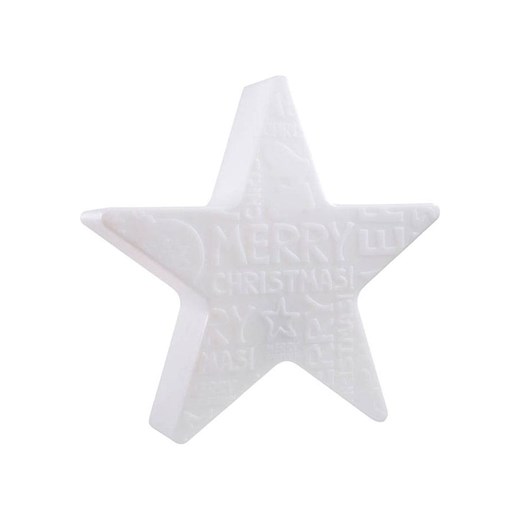 8 seasons Dekoracyjna lampa LED &quot;Merry Christmas&quot; w kolorze białym - Ø 60 cm ze sklepu Limango Polska w kategorii Oświetlenie - zdjęcie 187771963