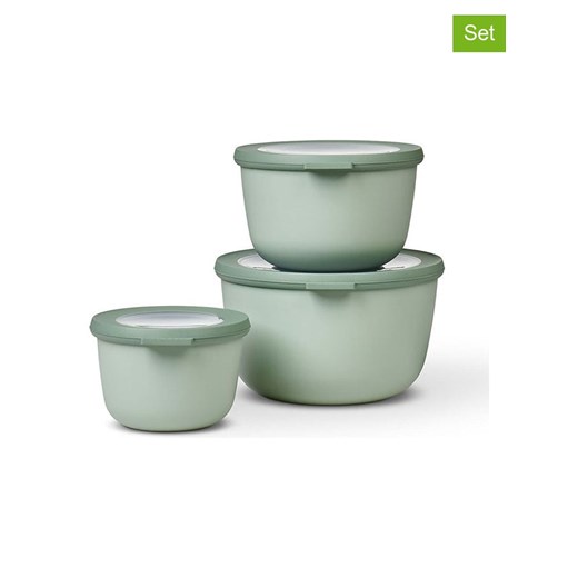 Mepal Pojemniki (3 szt.) w kolorze zielonym ze sklepu Limango Polska w kategorii Pojemniki kuchenne - zdjęcie 187772532