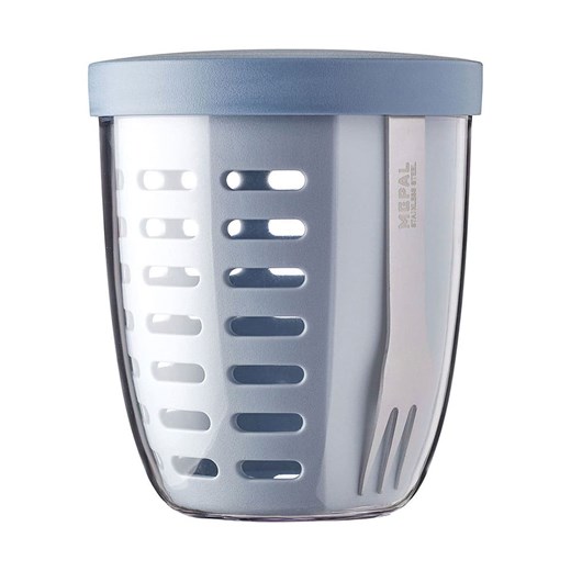 Mepal Pojemnik w kolorze niebieskim na owoce i warzywa - wys. 12,7 x Ø 10,7 cm ze sklepu Limango Polska w kategorii Pojemniki kuchenne - zdjęcie 187772771