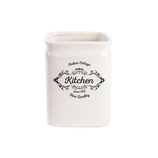 EXCELSA Pojemnik w kolorze kremowym na akcesoria - 11,5 x 14,7 x 11,5 cm Excelsa onesize okazja Limango Polska