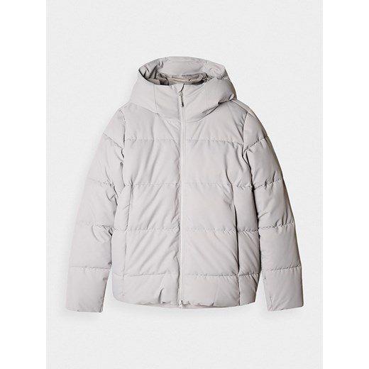 4F Kurtka pikowana w kolorze jasnoszarym ze sklepu Limango Polska w kategorii Kurtki damskie - zdjęcie 187773753