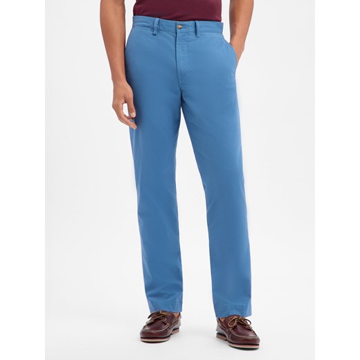 Polo Ralph Lauren Spodnie - Bedford Mężczyźni Bawełna niebieski jednolity ze sklepu vangraaf w kategorii Spodnie męskie - zdjęcie 187774022