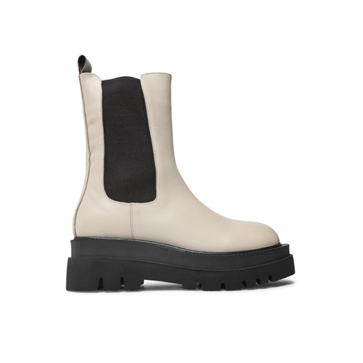 Gino Rossi Botki 20773 Beżowy ze sklepu MODIVO w kategorii Workery damskie - zdjęcie 187774200