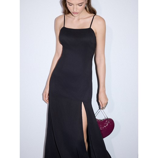 Mohito - Szyfonowa sukienka maxi - czarny ze sklepu Mohito w kategorii Sukienki - zdjęcie 187774300