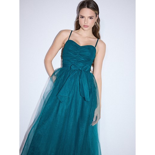 Mohito - Sukienka maxi z szalem - ciemny zielony ze sklepu Mohito w kategorii Sukienki - zdjęcie 187774313