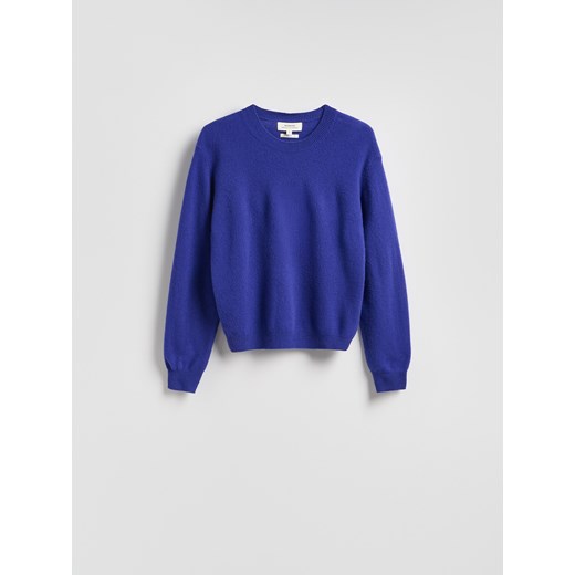 Reserved - Wełniany sweter - niebieski ze sklepu Reserved w kategorii Swetry damskie - zdjęcie 187774412