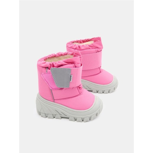 Sinsay - BARTEK Śniegowce wodoodporne z odblaskowymi elementami - różowy ze sklepu Sinsay w kategorii Buty zimowe dziecięce - zdjęcie 187775154