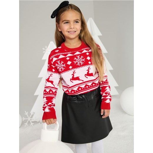 Sinsay - Spódnica mini z imitacji skóry - czarny ze sklepu Sinsay w kategorii Spódnice dziewczęce - zdjęcie 187775202