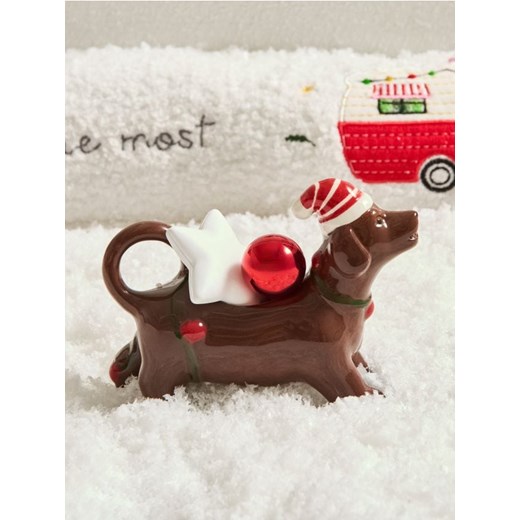 Sinsay - Świąteczny wazon w kształcie jamnika - wielobarwny ze sklepu Sinsay w kategorii Dekoracje bożonarodzeniowe - zdjęcie 187775234