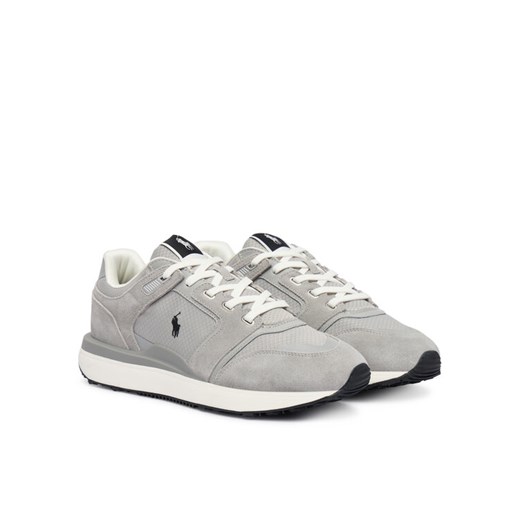 Sneakersy Polo Ralph Lauren 809P01637002 Szary ze sklepu eobuwie.pl w kategorii Buty sportowe męskie - zdjęcie 187775372