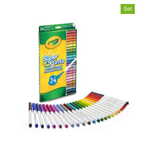 Crayola Flamastry (24 szt.) - 3+ ze sklepu Limango Polska w kategorii Zabawki - zdjęcie 187776890