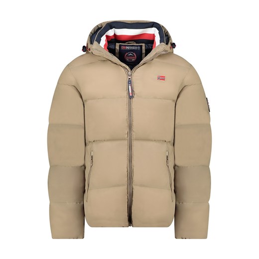 Geographical Norway Kurtka pikowana &quot;Ancelo&quot; w kolorze beżowym ze sklepu Limango Polska w kategorii Kurtki męskie - zdjęcie 187776920