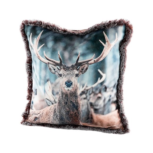 GILDE Poduszka w kolorze brązowym - 45 x 45 cm ze sklepu Limango Polska w kategorii Poduszki dekoracyjne - zdjęcie 187777191