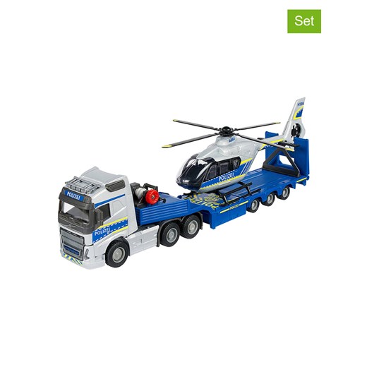 Dickie 2-częściowy zestaw &quot;Volvo Truck&quot; w kolorze szaro-niebieskim - 3+ ze sklepu Limango Polska w kategorii Zabawki - zdjęcie 187777632