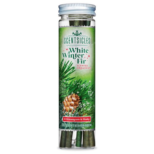 Scentsicles Patyczki zapachowe (6 szt.) &quot;Scentsicles - White Winter Fir&quot; na choinkę ze sklepu Limango Polska w kategorii Dekoracje bożonarodzeniowe - zdjęcie 187777860
