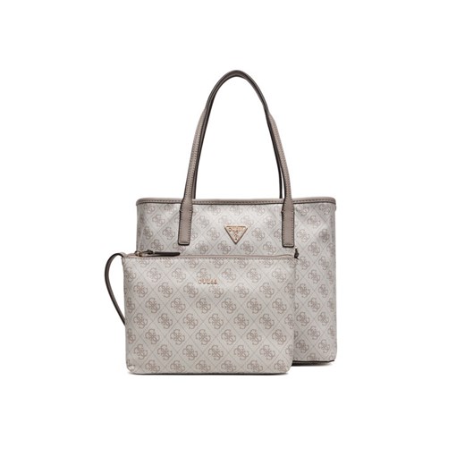 Torebka Guess Victtoria HWESG9 51428 Beżowy ze sklepu eobuwie.pl w kategorii Torby Shopper bag - zdjęcie 187777910