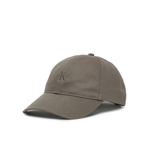Czapka z daszkiem Calvin Klein Monogram Embroidery Baseball Cap LV04G5002G Szary ze sklepu eobuwie.pl w kategorii Czapki z daszkiem męskie - zdjęcie 187777943