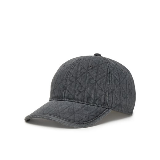 Czapka z daszkiem Calvin Klein Denim Emblem Burnout LV04F5042G Szary ze sklepu eobuwie.pl w kategorii Czapki z daszkiem damskie - zdjęcie 187777964