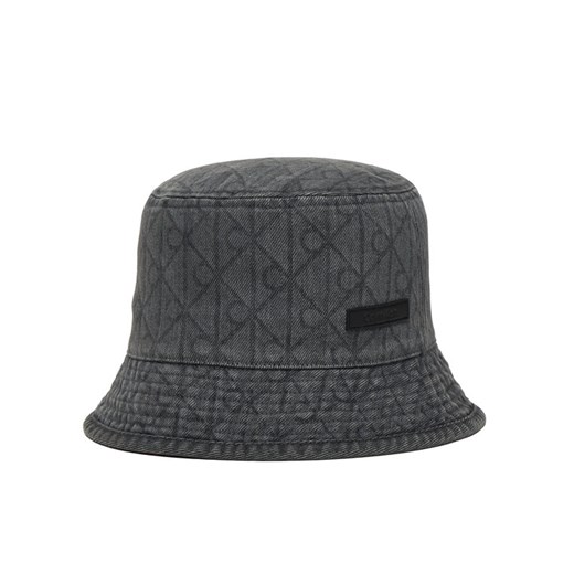 Calvin Klein Kapelusz Denim Emblem Burnout Bucket LV04F5043G Szary ze sklepu MODIVO w kategorii Kapelusze damskie - zdjęcie 187778314