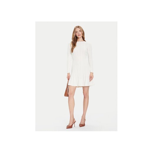 Guess Sukienka dzianinowa W5BK79 Z3902 Beżowy Regular Fit Guess S MODIVO