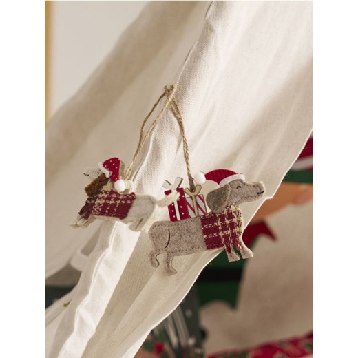 Sinsay - Dekoracje świąteczne w kształcie jamników 2 pack - czerwony ze sklepu Sinsay w kategorii Dekoracje bożonarodzeniowe - zdjęcie 187778883