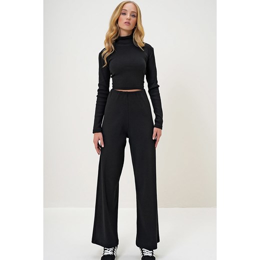 Trend Alaçatı Stili 2-częściowy zestaw w kolorze czarnym Trend Alaçatı Stili M Limango Polska okazja