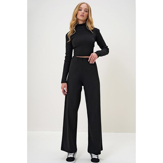 Trend Alaçatı Stili 2-częściowy zestaw w kolorze czarnym Trend Alaçatı Stili M okazyjna cena Limango Polska