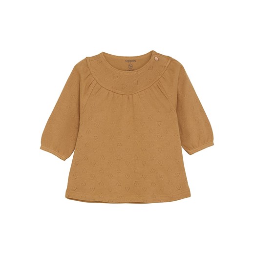 Noppies Sukienka w kolorze jasnobrązowym ze sklepu Limango Polska w kategorii Sukienki niemowlęce - zdjęcie 187779650