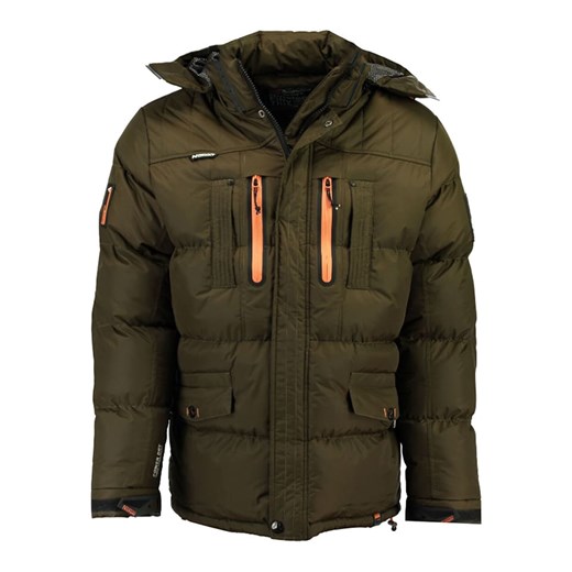 Geographical Norway Kurtka zimowa &quot;Basilboli&quot; w kolorze khaki ze sklepu Limango Polska w kategorii Kurtki męskie - zdjęcie 187779820