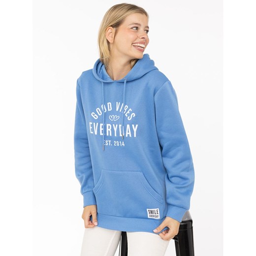 Zwillingsherz Bluza &quot;Everyday&quot; w kolorze błękitnym ze sklepu Limango Polska w kategorii Bluzy damskie - zdjęcie 187779890