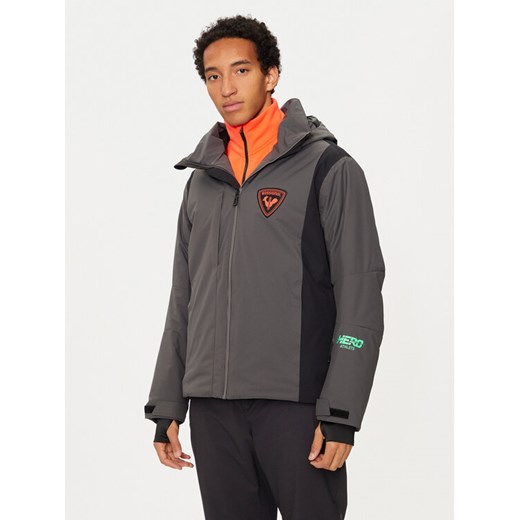 Rossignol Kurtka narciarska Hero Velika RLNMJ18 Szary Regular Fit ze sklepu MODIVO w kategorii Kurtki męskie - zdjęcie 187780071