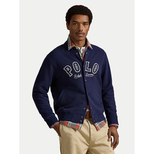 Polo Ralph Lauren Bluza 710P04875001 Granatowy Regular Fit ze sklepu MODIVO w kategorii Bluzy męskie - zdjęcie 187781172