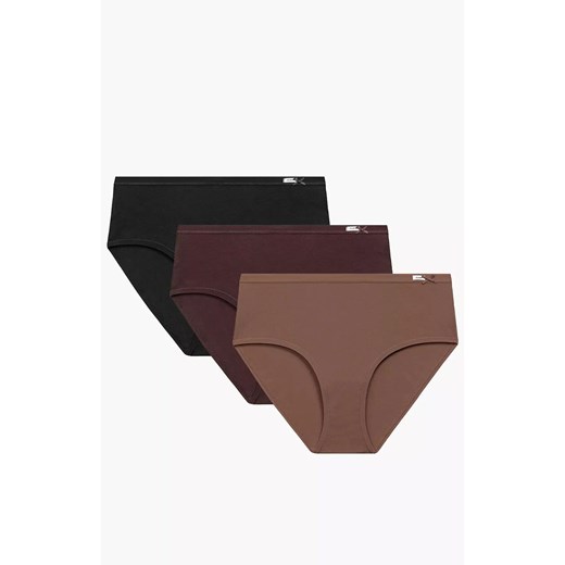Atlantic 3-pack figi damskie Maxi 3CLP-016B-CAPJ/CZK/CZA, Kolor czarno-brązowy, Rozmiar S, ATLANTIC ze sklepu Primodo w kategorii Majtki damskie - zdjęcie 187781332