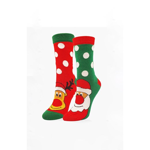 Marilyn świąteczne skarpetki damskie Christmass Team, Kolor czerwono-zielony, Rozmiar 36-40, Marilyn ze sklepu Primodo w kategorii Skarpetki damskie - zdjęcie 187781353