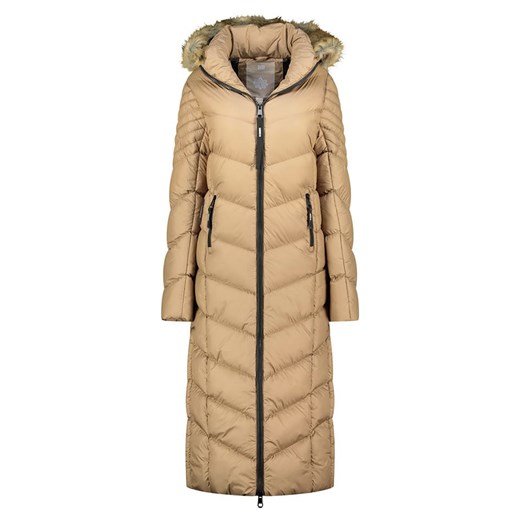 Geographical Norway Płaszcz zimowy &quot;Capucine&quot; w kolorze beżowym ze sklepu Limango Polska w kategorii Kurtki damskie - zdjęcie 187781634