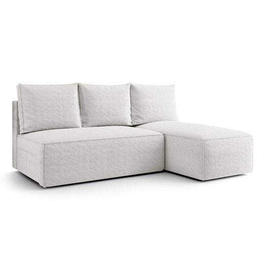Biała sofa narożna z pojemnikiem S0-B04 ze sklepu Edinos.pl w kategorii Narożniki - zdjęcie 187782132
